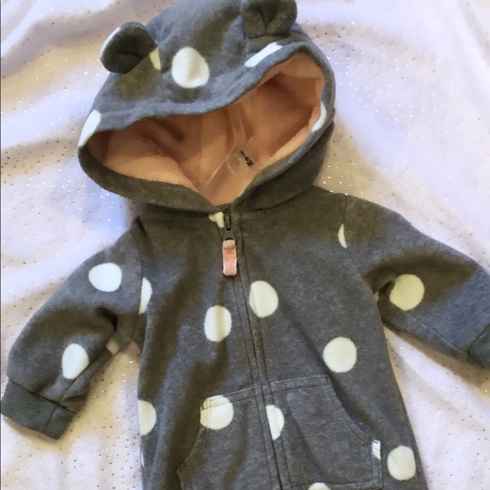 Soft onesie with hood